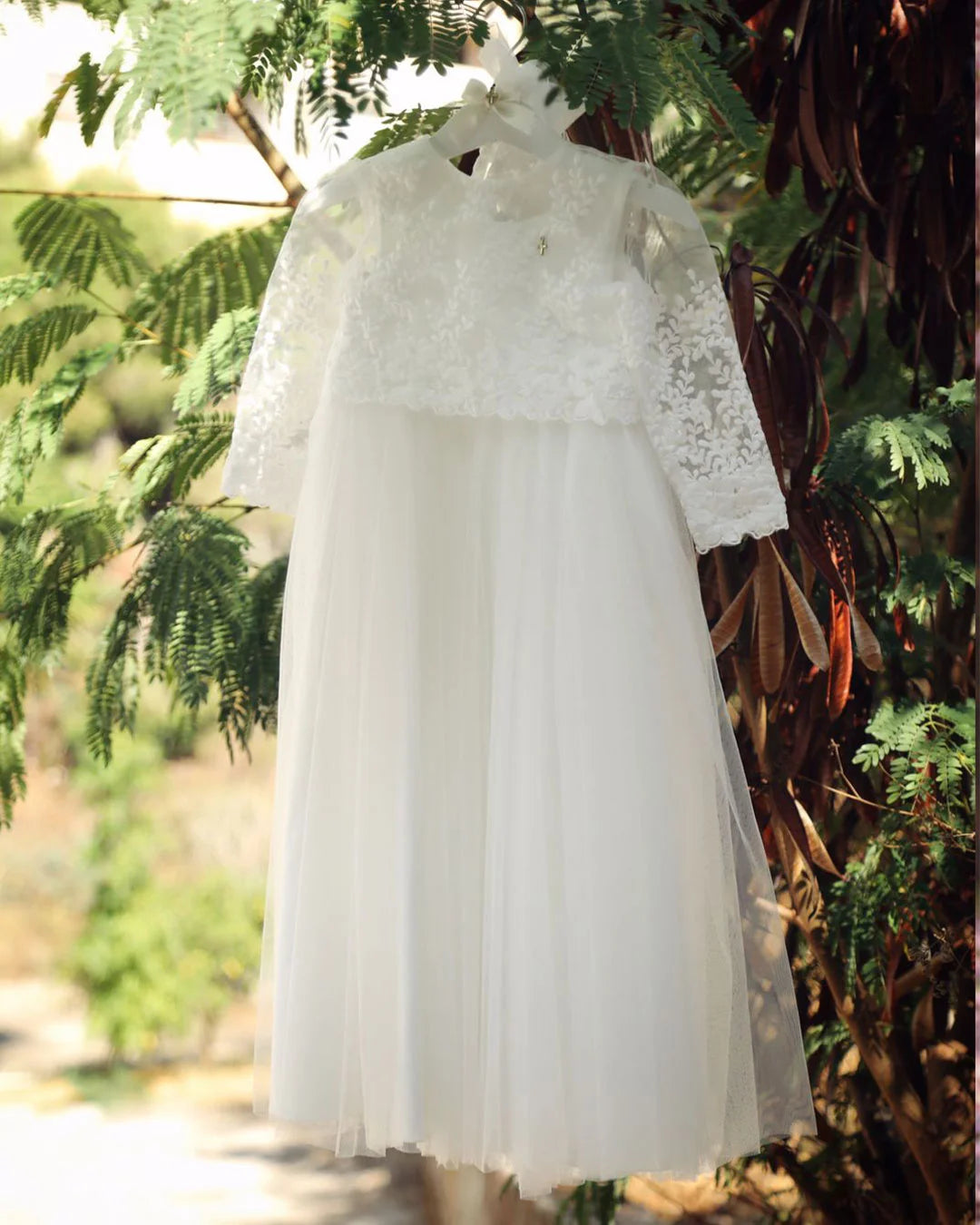 Maria Christening Gown With Bonnet - 1001 LF