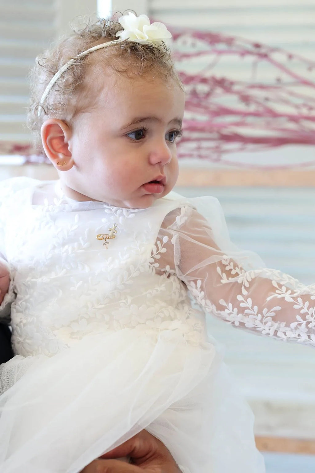 Maria Christening Gown With Bonnet - 1001 LF