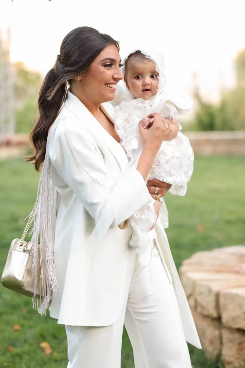 Lea Christening Gown With Bonnet - 1002 LF