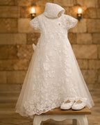 Sofia Christening Gown With Bonnet - 1003 LF