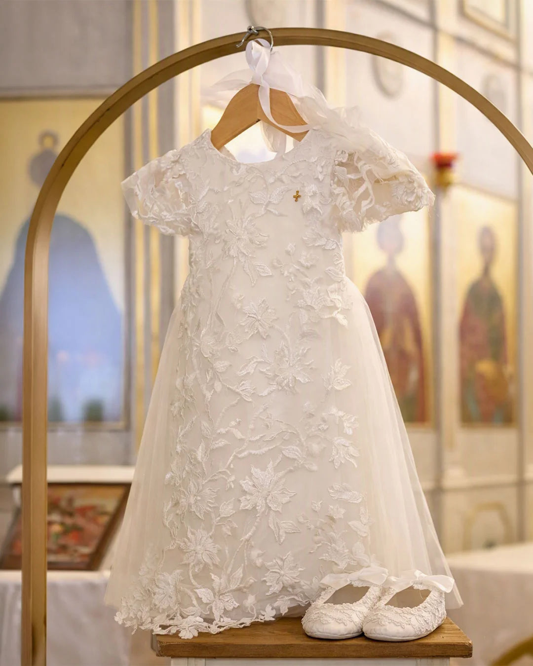 Sofia Christening Gown With Bonnet - 1003 LF