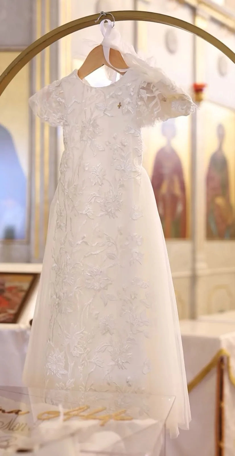 Sofia Christening Gown With Bonnet - 1003 LF