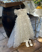 Ella Christening Gown With Bonnet - 1017 LF