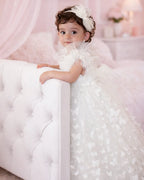 Ella Christening Gown With Bonnet - 1017 LF
