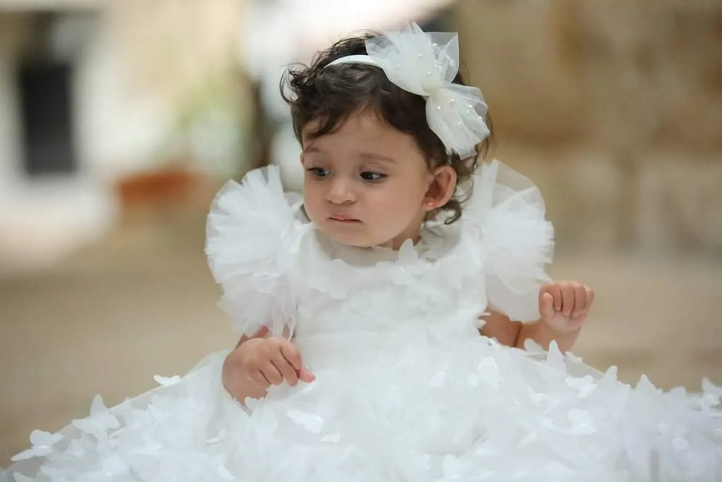 Ella Christening Gown With Bonnet - 1017 LF