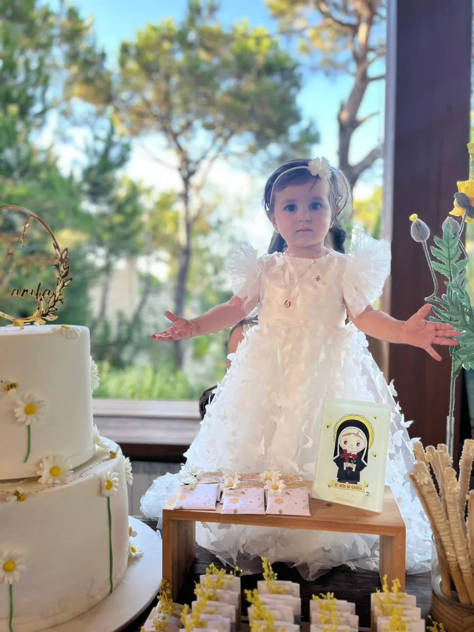 Ella Christening Gown With Bonnet - 1017 LF