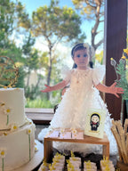 Ella Christening Gown With Bonnet - 1017 LF
