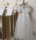 Lara Christening Gown With Bonnet - 1018 LF