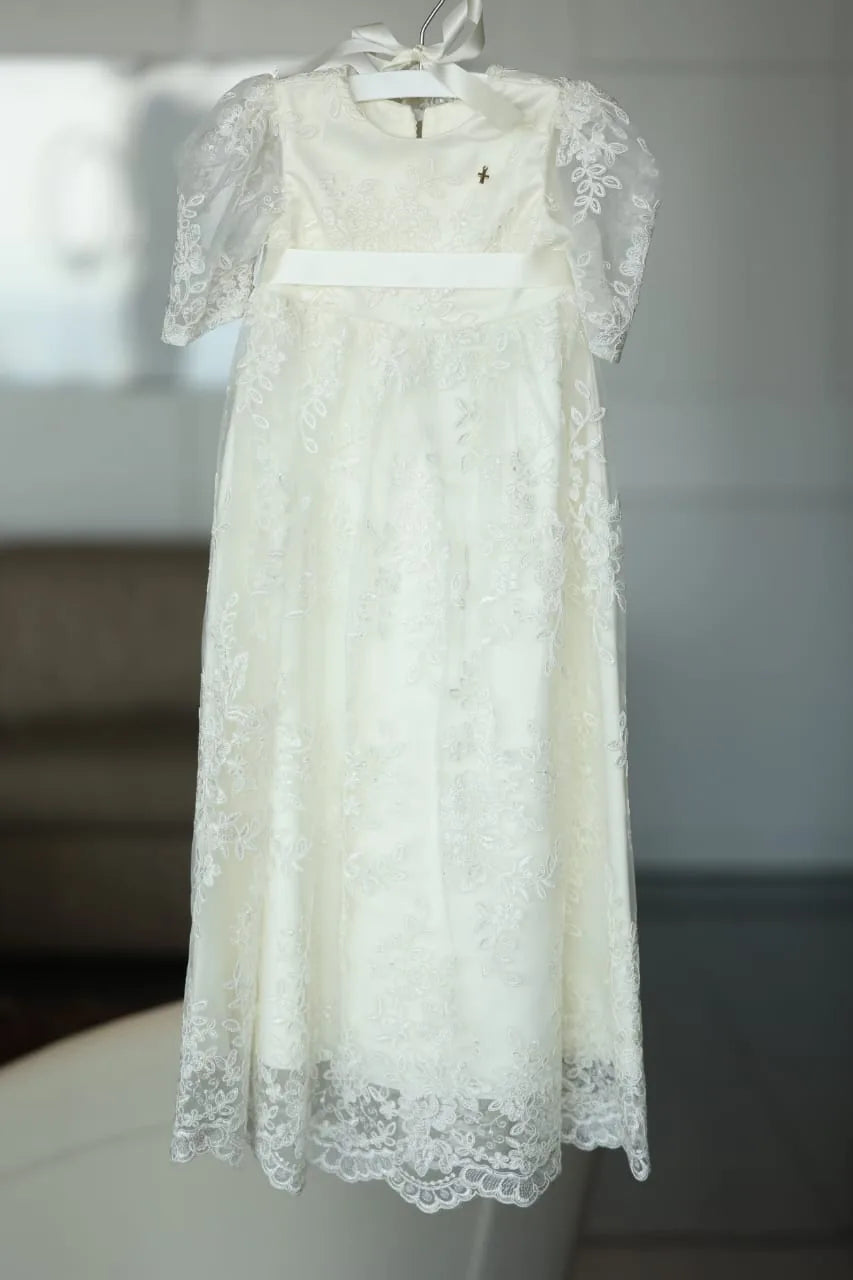 Mia Christening Gown With Bonnet - 1022 LF