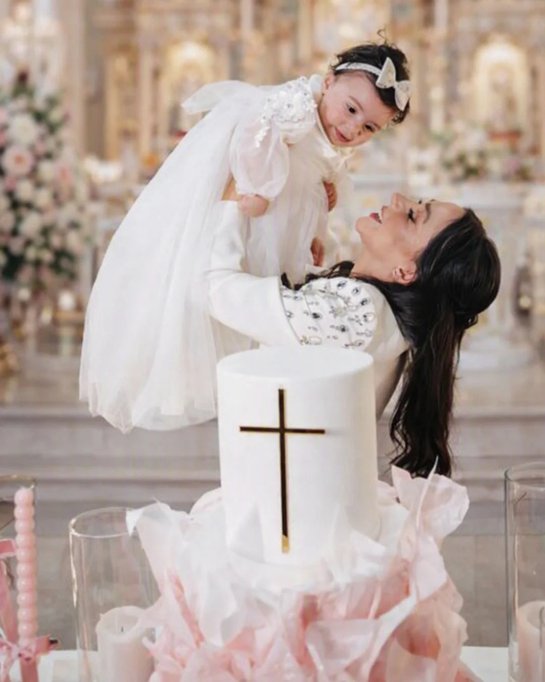 Emma Christening Gown With Bonnet - 1023 LF
