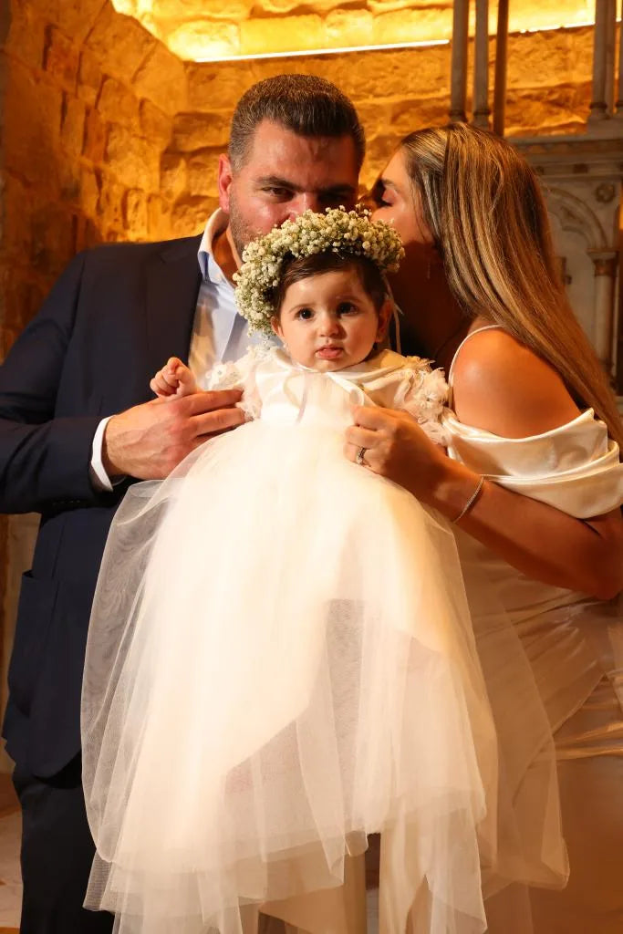 Emma Christening Gown With Bonnet - 1023 LF