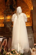 Emma Christening Gown With Bonnet - 1023 LF
