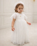 Chloe Christening Gown With Bonnet - 1024 LF