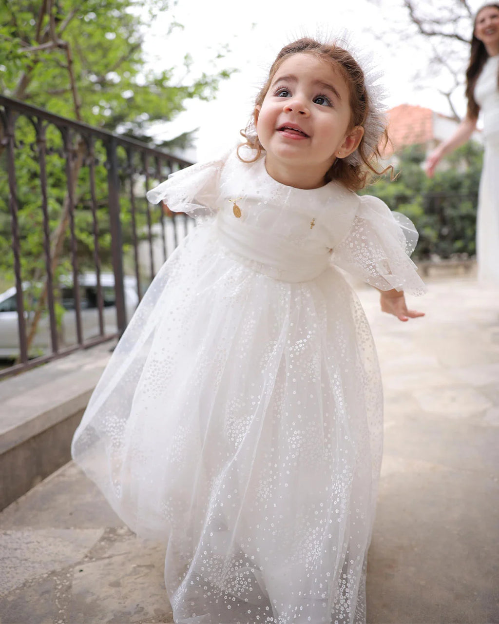 Chloe Christening Gown With Bonnet - 1024 LF