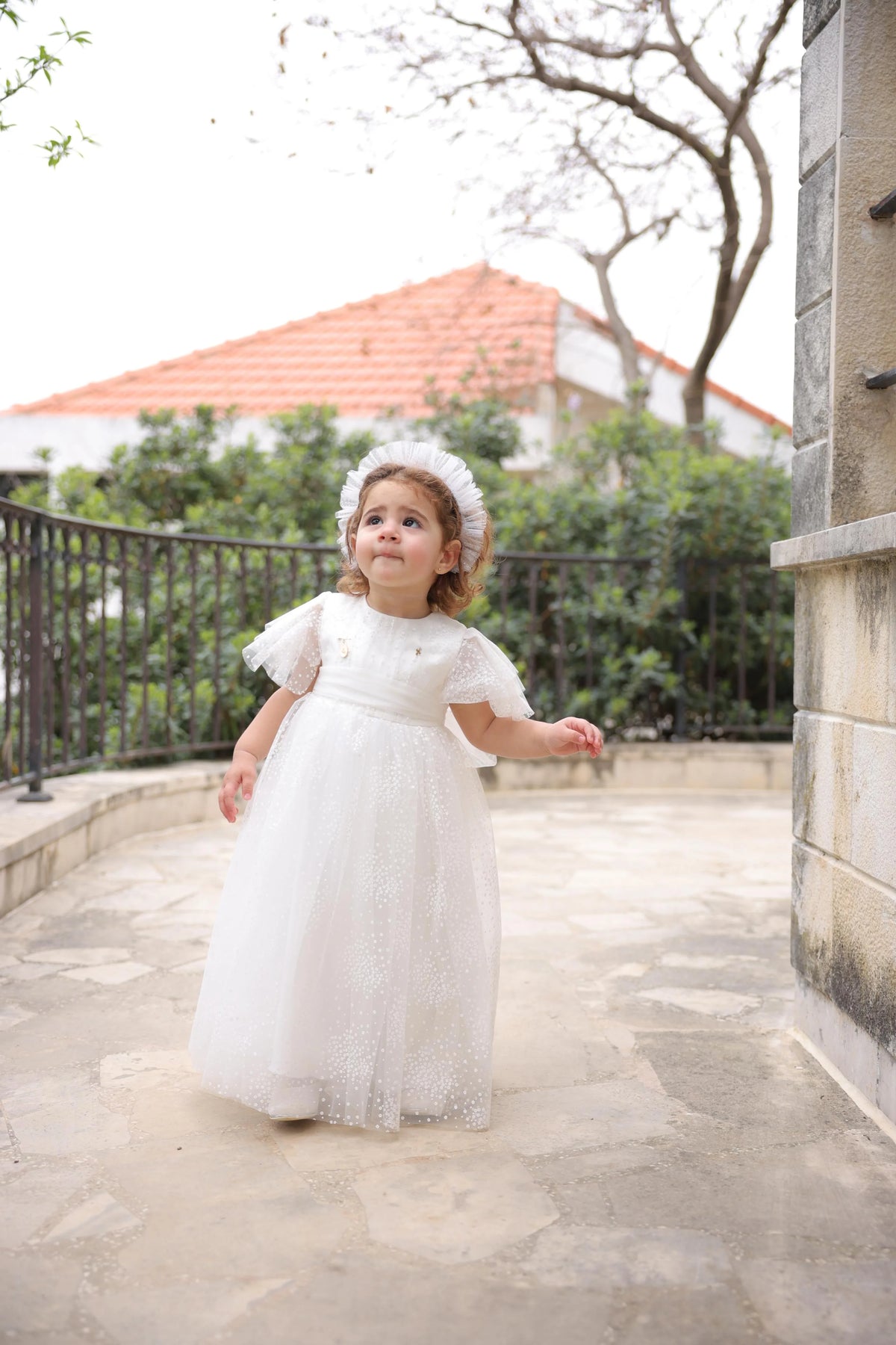 Chloe Christening Gown With Bonnet - 1024 LF