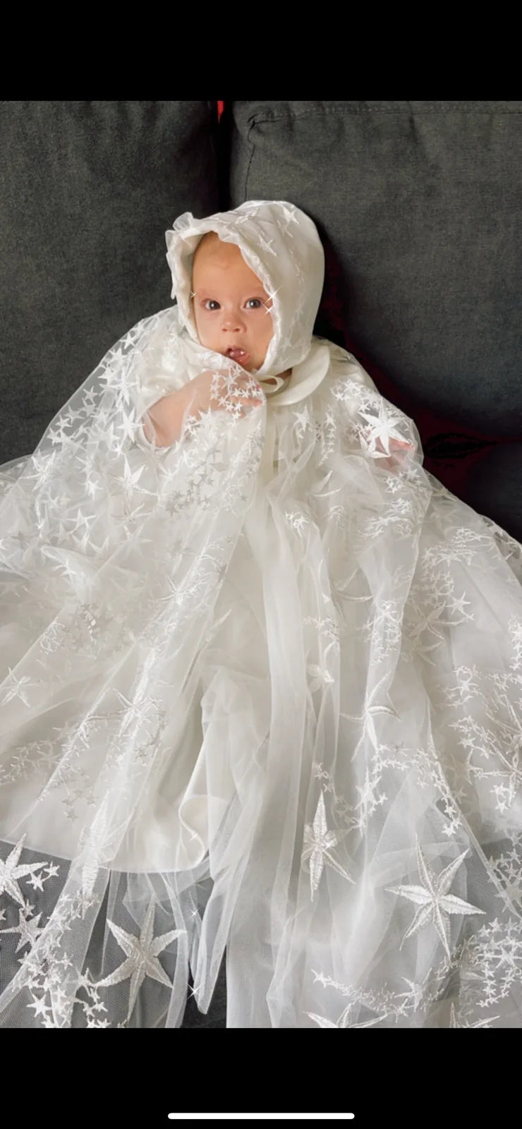 Lily Christening Gown With Bonnet - 1027 LF