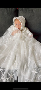 Lily Christening Gown With Bonnet - 1027 LF