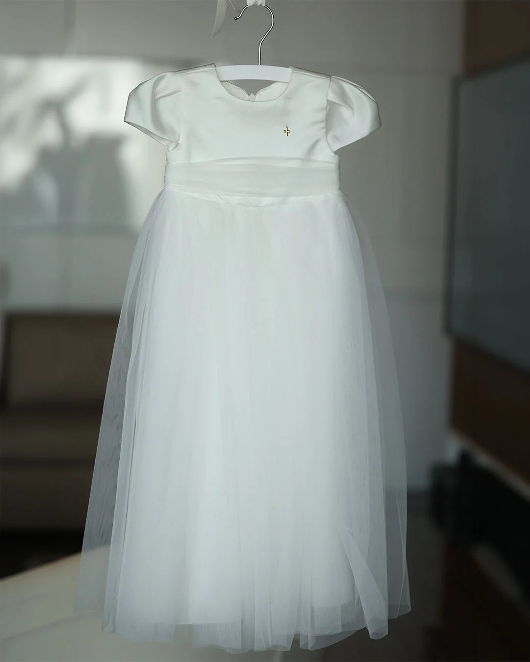 Grace Christening Gown With Bonnet - 1028 LF