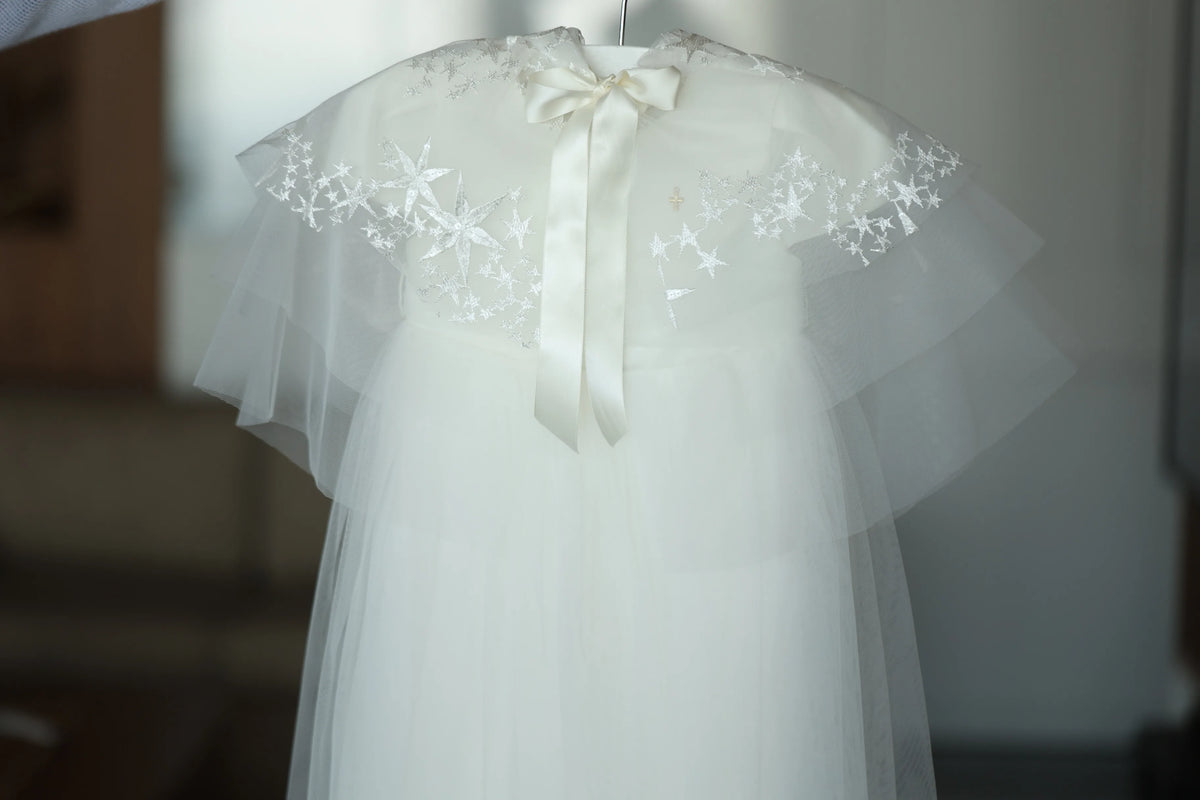 Grace Christening Gown With Bonnet - 1028 LF
