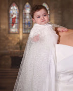 Sandra Christening Gown With Bonnet - 1044 LF