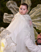 Sandra Christening Gown With Bonnet - 1044 LF