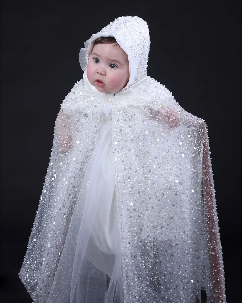 Sandra Christening Gown With Bonnet - 1044 LF