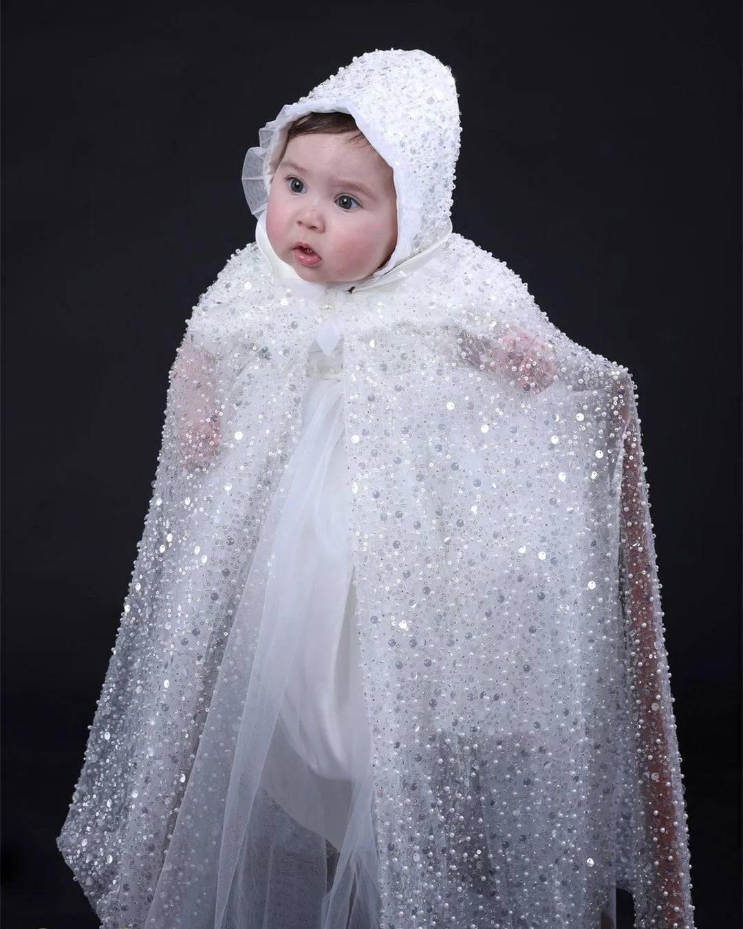 Sandra Christening Gown With Bonnet - 1044 LF