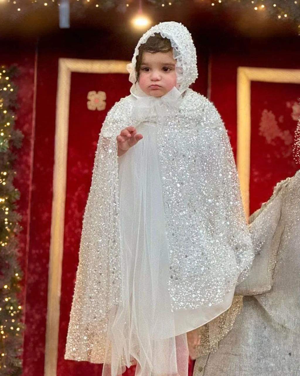 Sandra Christening Gown With Bonnet - 1044 LF