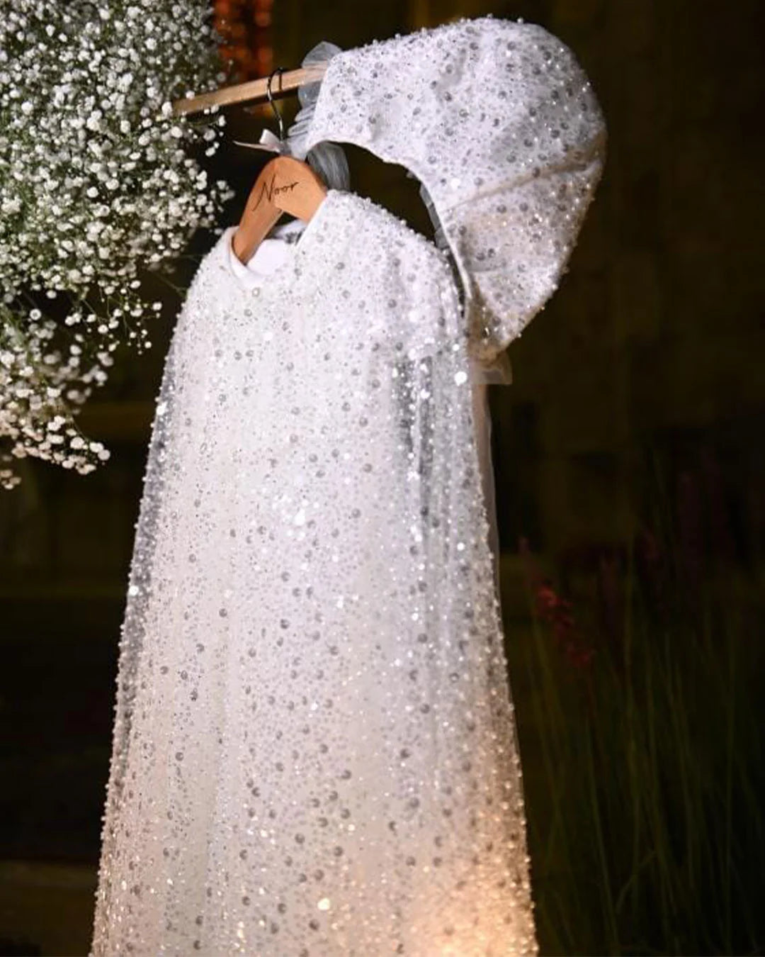 Sandra Christening Gown With Bonnet - 1044 LF