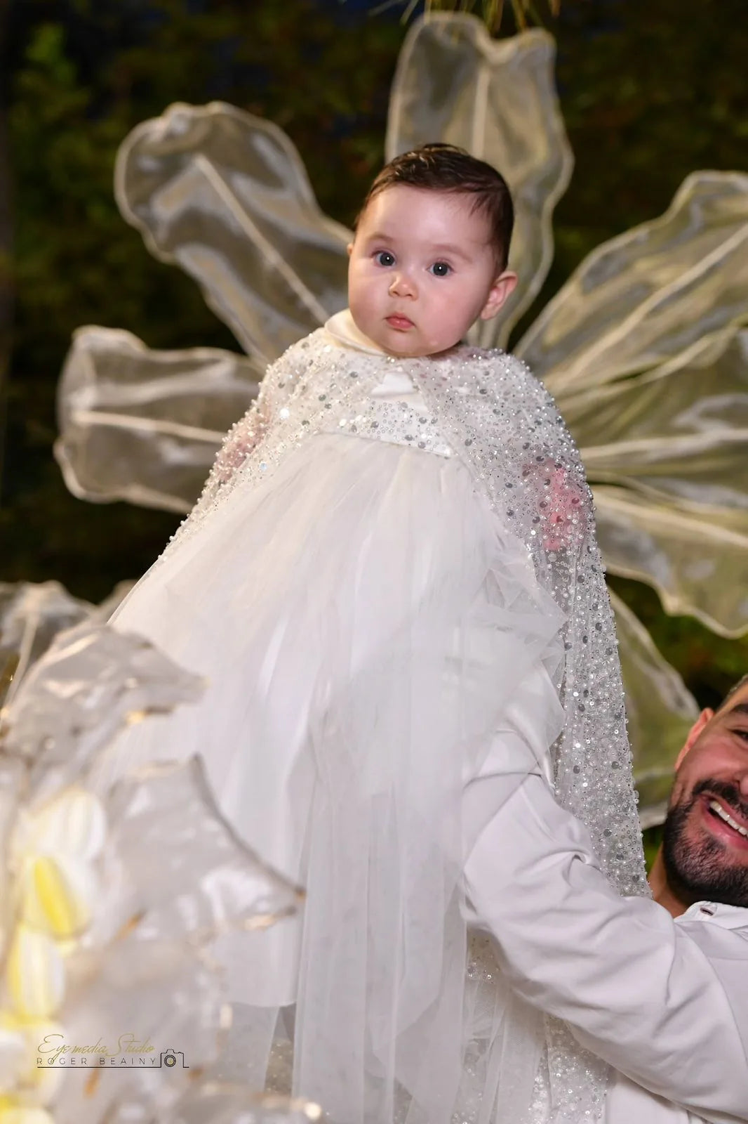 Sandra Christening Gown With Bonnet - 1044 LF