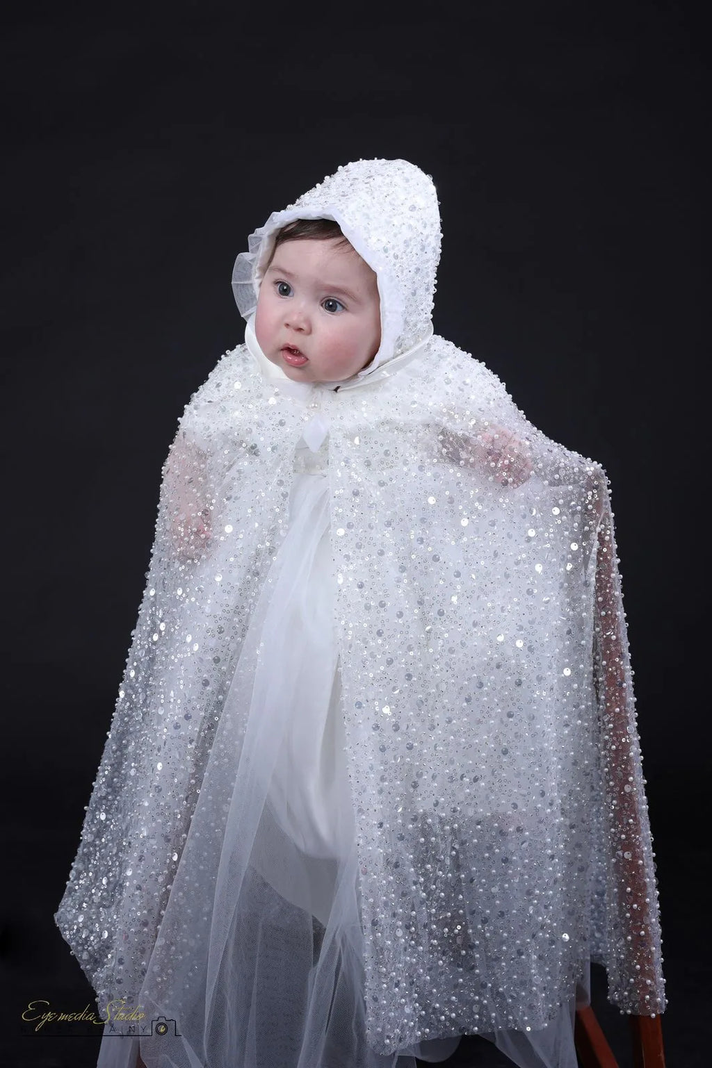 Sandra Christening Gown With Bonnet - 1044 LF