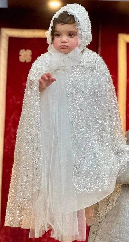 Sandra Christening Gown With Bonnet - 1044 LF