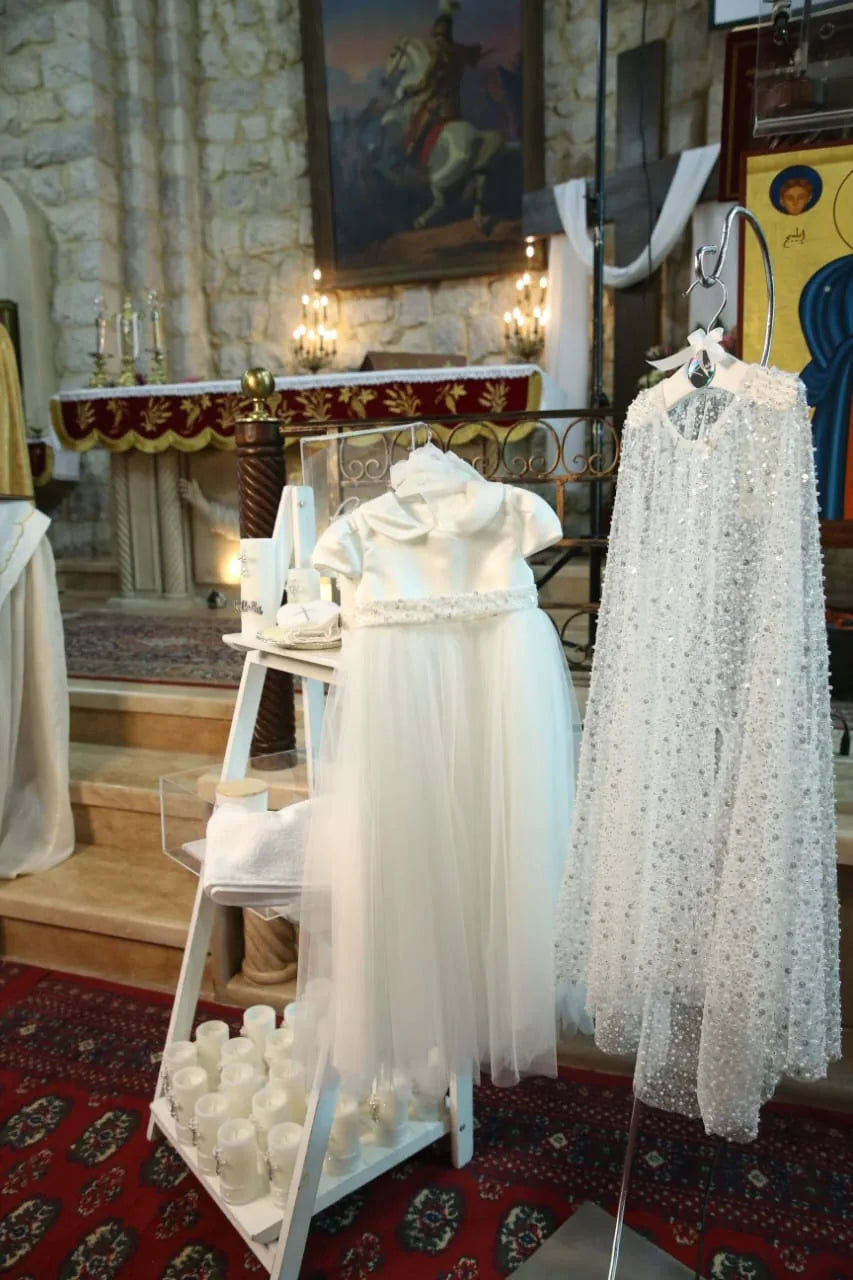 Sandra Christening Gown With Bonnet - 1044 LF