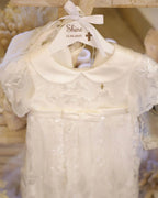 Michele Christening Gown With Bonnet - 1045 LF