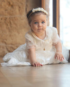 Michele Christening Gown With Bonnet - 1045 LF