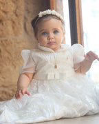 Michele Christening Gown With Bonnet - 1045 LF