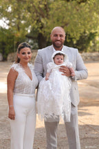 Michele Christening Gown With Bonnet - 1045 LF