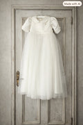 Aina Christening Gown With Bonnet - 1046 LF