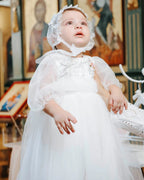 Joanne Christening Gown With Bonnet - 1047 LF
