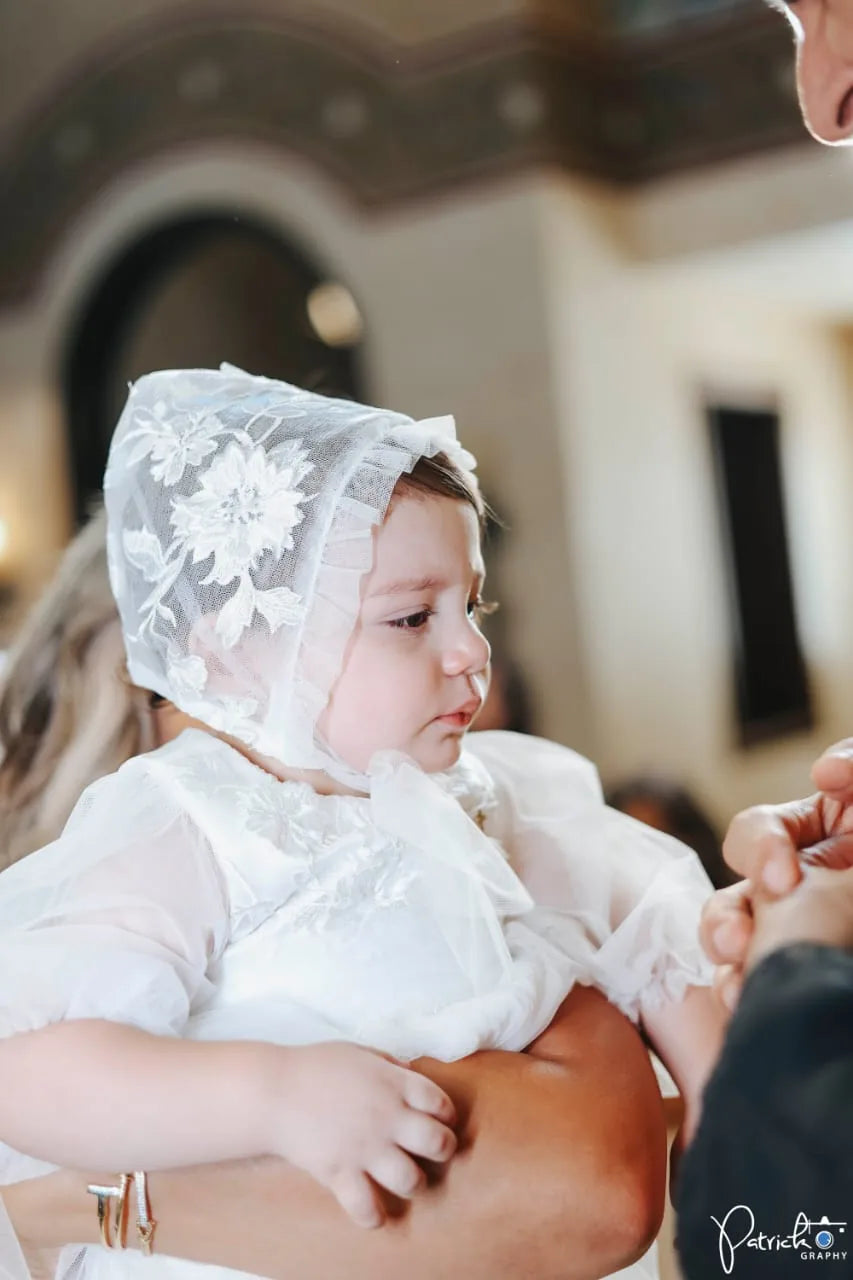 Joanne Christening Gown With Bonnet - 1047 LF