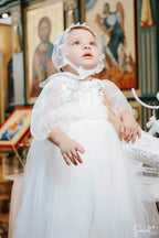 Joanne Christening Gown With Bonnet - 1047 LF
