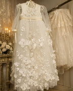 Ivy Christening Gown With Bonnet - 1048 LF