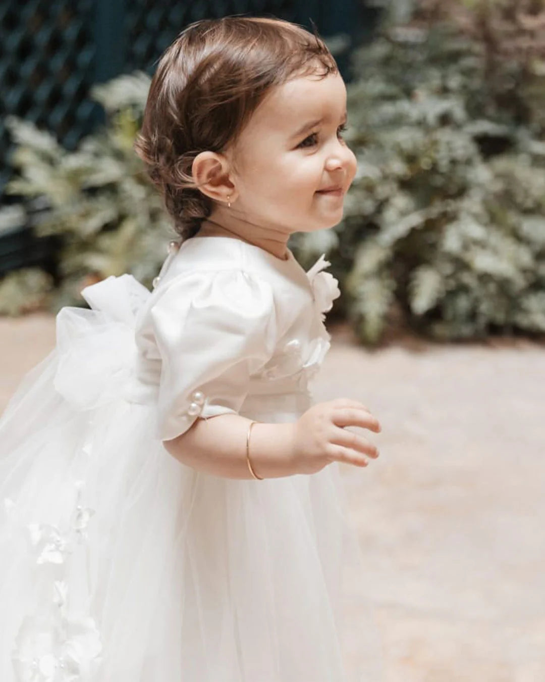 Christy Christening Gown With Bonnet - 1049 LF