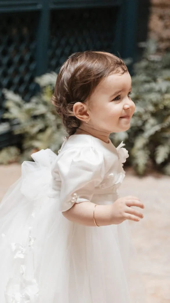 Christy Christening Gown With Bonnet - 1049 LF
