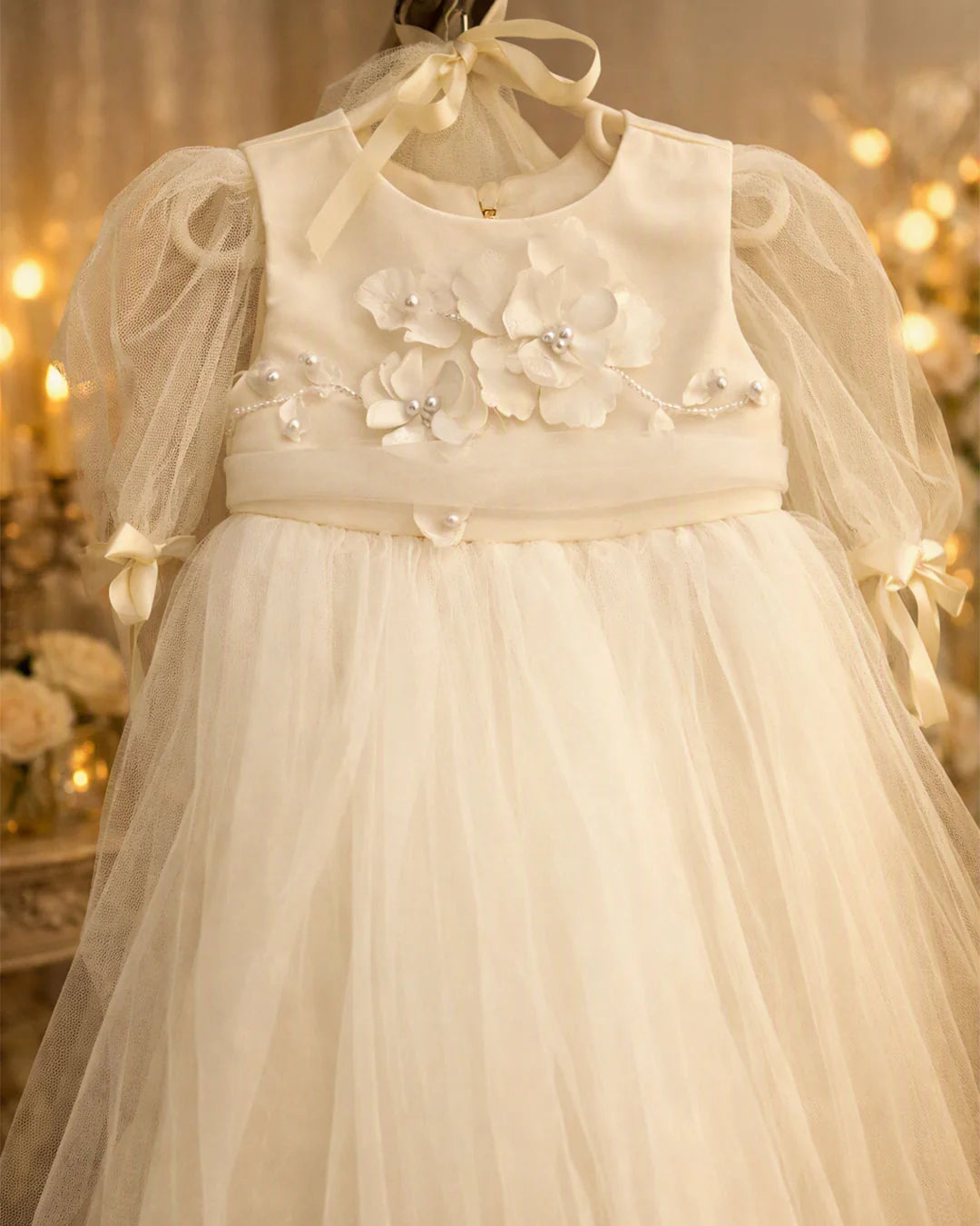 Heaven Christening Gown With Bonnet - 1052 LF