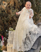 Lynn Christening Gown With Bonnet - 1053 LF