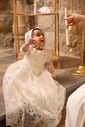 Joya Christening Gown With Bonnet - 1054 LF