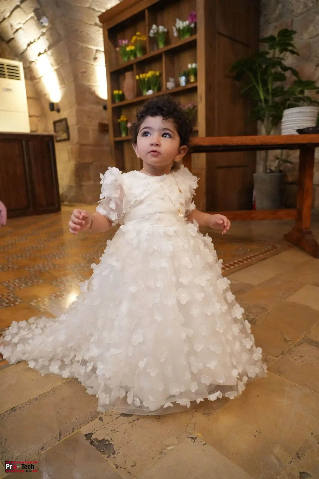 Alexia Christening Gown With Bonnet - 1056 LF