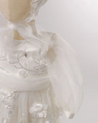 Carine Christening Gown With Bonnet - 1083 LF