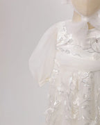 Carine Christening Gown With Bonnet - 1083 LF